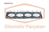 Supsan S0082038-02 Silindir Kapak Contası 1.20mm 2 Çentik Connect 1.8TDCI 02-13 Focus 1.8TDCI 98-03 1078416