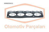 Supsan S0082038-03 Silindir Kapak Contası 1.25mm 3 Çentik Connect 1.8TDCI 02-13 Focus 1.8TDCI 98-03 1078417