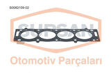 Supsan S0082109-02 Silindir Kapak Contası 2 Çentik Mls Çelik 1.35mm Boxer T Dizel Dw12Ted DW10Td 9635967180