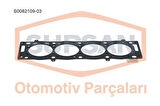 Supsan S0082109-03 Silindir Kapak Contası 3 Çentik Mls Çelik 1.40mm Boxer T Dizel Dw12Ted DW10Td 9635967180
