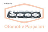 Supsan S0082178-01 Silindir Kapak Contası Bravo Doblo III Linea Egea 1.6D Multijet Cok Katmanlı Çelik 1 Çentik 55208989