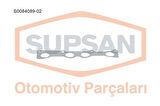 Supsan S0084089-02 Egsoz Manifold Contası Çelik Logan 1.4 8V 1.6 8V K7M 750 K7J 710 8200191371