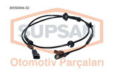 Supsan SWS0004-02 Ön ABS Hız Sensörü Sağ Sol Transit V347-V348 TT9 2.2 155PS 11-14 2.2 TDCI 2.4 TDCI 3.2 TDCI 06-13 1301D0