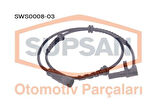 Supsan SWS0008-03 ABS Sensör Kablosu Ön Corsa D Grande Punto Mito 52012825