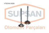 Supsan VT-32745-33035 Subap Takım Emme Egsoz Ducato Boxer Jumper 2.8TD 2.8HDI 2.8JTD Ölçü 40.9x8x121 35.9x8x122 30 Derece 45 Derece 0949A0
