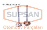 Supsan VT-40452-40453-10 Subap Emme Egsoz Takım Escort Focus 98 05 Connect 02-1.8TDCI In 4 36.5x8.23x107 E4 32x8.23x108.7 0.10 Kalın 1113197