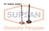 Supsan VT-40662-40664 Emme Egzoz Subap Takım Renault Master III 2.3DCI 10-16 Subap 132012274R