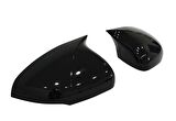 Mercedes A Class W177 2018-2021 Batman Yarasa Ayna Kapağı Piano Black ABS Plastik