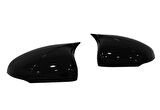 Mercedes A Class W177 2018-2021 Batman Yarasa Ayna Kapağı Piano Black ABS Plastik