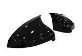 Audi A4 B9 Sinyalli 2016-2021 Batman Yarasa Ayna Kapağı Piano Black ABS Plastik