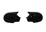 Peugeot 206 1998-2012 Batman Yarasa Ayna Kapağı Piano Black ABS Plastik