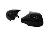 Peugeot 206 1998-2012 Batman Yarasa Ayna Kapağı Piano Black ABS Plastik