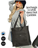 Sevbags 3 Cebli Kadın Omuz ve Kol Çantası