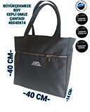 BÜYÜK OMUZ EL ASKILI ÇANTA SU ÇEÇİRMEZ 40X40X14