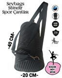 SİLİNDİR OMUZ ASKILI FİTNESS ÇOKLU SPOR ÇANTASI