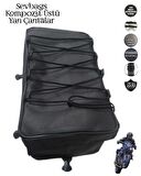 Sevbags Motorsiklet Kompozit Üstü Yan Çantalar Sağ Sol İki Adet