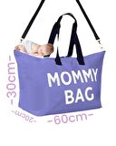 Sevbags Mommy Çok Amaçlı Unisex Bebek Bakım Çantası Lila