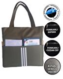 SEVBAGS Kadın Spor Okul Günlük Askılı Omuz Ve Kol Çantası ÇİZGİLİ