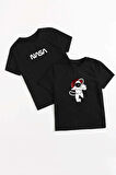 Sevgili Tshirt Çift Kombini Nasa