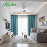 Ömür boyu motor ve sessizlik garantili Hunter - Seville Beyaz - 112 Cm. Tavan Vantilatörü