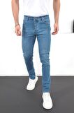 Erkek Likralı Denim Slim Fit Jeans