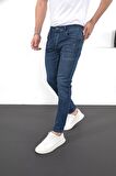 Erkek Likralı Denim Skinny Fit Jeans