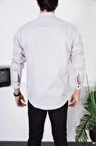 Erkek Slim Fit Kot Gömlek