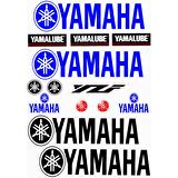 YAMAHA YZF ETİKET SETİ MAVİ A4 BOY