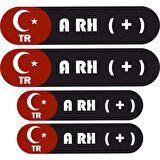 KAN GRUBU  ETİKETİ 4 PARÇA A RH(+)