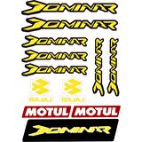 BAJAJ DOMİNAR ETİKET STİCKER SETİ SARI