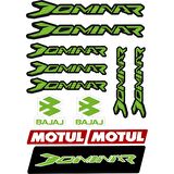 BAJAJ DOMİNAR ETİKET STİCKER SETİ YEŞİL