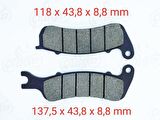 KD125 F KIDEN MR VULTRE 125i ÖN FREN DİSK BALATASI ORJINAL