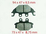ÖN-ARKA FREN DİSK BALATASI FA377 KYMCO MXU 250-300-300 R-500
