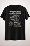 Erkek Siyah Millennium Falcon Schematic