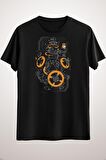 Erkek Siyah Bb-8 Dismantled  T-Shirt
