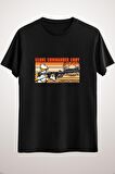 Erkek Siyah Clone Commander Cody T-Shirt