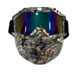 SW 710 Desenli Jet Maske
