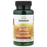 Swanson Balance B-50 Vitamin B Complex Energy and Metabolism 100 Caps