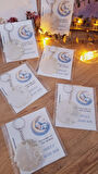 SWEET BABY UYUYAN BEBEK  KARTLI MAVİ ANAHTARLIK   BABYSHOWER DOĞUM GÜNÜ HEDİYELİKLERİ  10 ADE