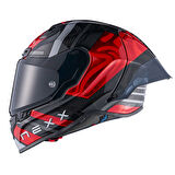 X.R3R SWIRL KARBON KIRMIZI KASK