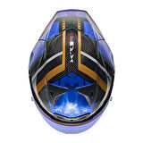 X.R3R SWIRL KARBON MAVİ KASK