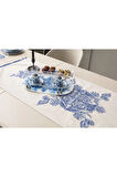 Swita Home Royal Elegance Premium Serisi Duck Keten Runner Leke Tutmaz 45x140