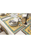 Swita Home Safran Harmonia Premium Serisi Duck Keten Amerikan Servisi 40x50