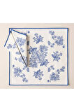 Swita Home Blue Dreams Premium Serisi Duck Keten Kumaş Peçete 40x40