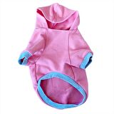 Pembe Baykuş Kapşonlu Sweat by Kemique Köpek Kazağı 
