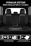 Nissan X-trail 1.6 Dci Design Pack 19 Alloy 4x2 2015 UYUMLU  OTO KOLTUK KILIFI SİYAH