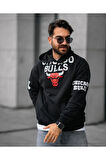 Erkek Baskılı Sweatshirt Oversize