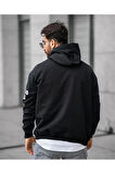 Erkek Baskılı Sweatshirt Oversize