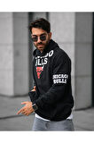 Erkek Baskılı Sweatshirt Oversize