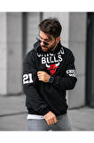 Erkek Baskılı Sweatshirt Oversize